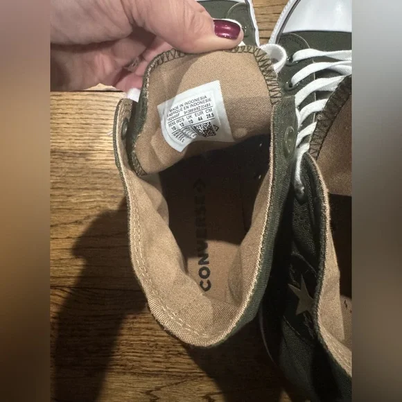 Converse All Star Utility Green/Teak/White Mens 10 Women’s 12 - Picture 5 of 15